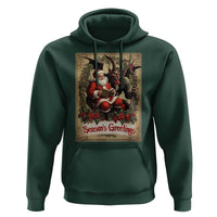 Christmas Krampus Hoodie Season Greeting Vintage Tarot Card