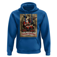 Christmas Krampus Hoodie Season Greeting Vintage Tarot Card