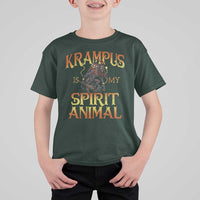 Christmas Krampus is My Spirit Animal T Shirt For Kid - Wonder Print Shop