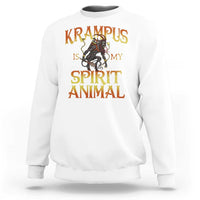 Christmas Krampus is My Spirit Animal Sweatshirt - Wonder Print Shop