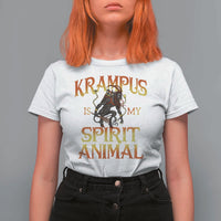 Christmas Krampus is My Spirit Animal T Shirt For Women - Wonder Print Shop