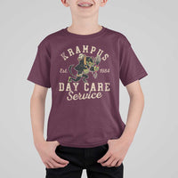 Christmas Krampus Day Care Service T Shirt For Kid - Wonder Print Shop
