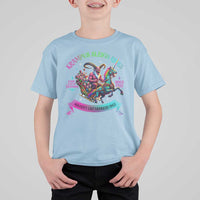 Funny Krampus Sleigh Rides T Shirt For Kid Naughty List Members Only Since 1722 - Wonder Print Shop