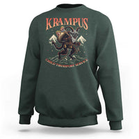 Krampus Sweatshirt Child Transport Service Spooky Christmas - Wonder Print Shop