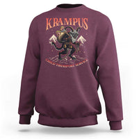 Krampus Sweatshirt Child Transport Service Spooky Christmas - Wonder Print Shop