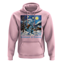 Krampus Is Coming Hoodie Spooky Christmas Starry Night