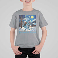 Krampus Is Coming T Shirt For Kid Spooky Christmas Starry Night - Wonder Print Shop