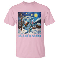 Krampus Is Coming T Shirt Spooky Christmas Starry Night - Wonder Print Shop