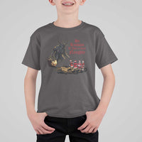 Christmas Krampus T Shirt For Kid He Knows If You've Been Naughty - Wonder Print Shop