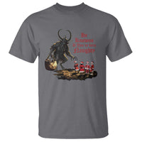 Christmas Krampus T Shirt He Knows If You've Been Naughty - Wonder Print Shop