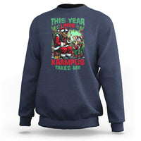 Christmas Krampus Sweatshirt This Year I Hope Krampus Takes Me - Wonder Print Shop