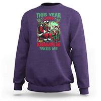 Christmas Krampus Sweatshirt This Year I Hope Krampus Takes Me - Wonder Print Shop