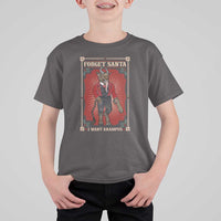 Funny Christmas T Shirt For Kid Forget Santa I Want Krampus - Wonder Print Shop