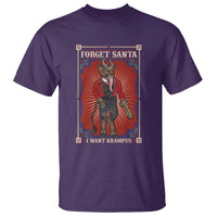 Funny Christmas T Shirt Forget Santa I Want Krampus - Wonder Print Shop