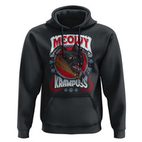 Christmas Krampus Cat Hoodie Meowy Krampuss Black Cat