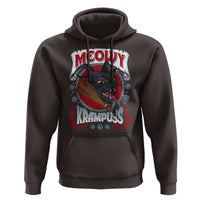 Christmas Krampus Cat Hoodie Meowy Krampuss Black Cat