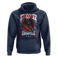 Christmas Krampus Cat Hoodie Meowy Krampuss Black Cat