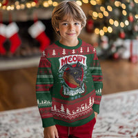 Xmas Krampus Cat Ugly Christmas Sweater Meowy Krampuss Black Cat - Wonder Print Shop