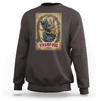 Krampus Cat Sweatshirt Krampuss Black Cat Vintage Horror Christmas - Wonder Print Shop