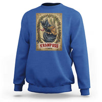 Krampus Cat Sweatshirt Krampuss Black Cat Vintage Horror Christmas - Wonder Print Shop