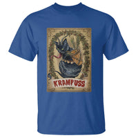 Krampus Cat T Shirt Krampuss Black Cat Vintage Horror Christmas - Wonder Print Shop