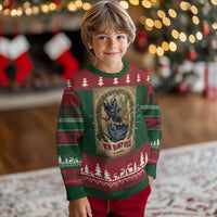 Krampus Cat Ugly Christmas Sweater Krampuss Black Cat Vintage Horror Christmas - Wonder Print Shop
