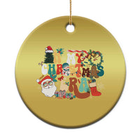 In My Christmas Era Retro Groovy Christmas Ornament - Wonder Print Shop