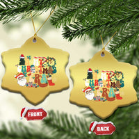 In My Christmas Era Retro Groovy Christmas Ornament - Wonder Print Shop