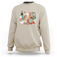 In My Christmas Era Retro Groovy Sweatshirt - Wonder Print Shop