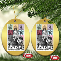 Funny Santa Claus The Christmas Eras Tours Christmas Ornament - Wonder Print Shop