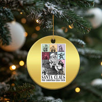 Funny Santa Claus The Christmas Eras Tours Christmas Ornament - Wonder Print Shop