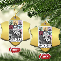 Funny Santa Claus The Christmas Eras Tours Christmas Ornament - Wonder Print Shop