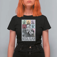 Funny Santa Claus The Christmas Eras Tours T Shirt For Women - Wonder Print Shop