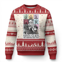 Funny Santa Claus The Christmas Eras Tours Ugly Christmas Sweater - Wonder Print Shop