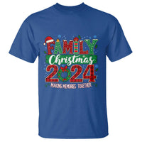 Family Christmas 2024 T Shirt Making Memories Together - Wonder Print Shop