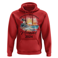 First Christmas Married 2024 Couple Matching Hoodie