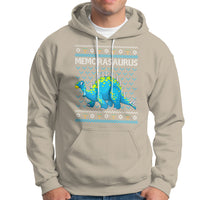 Menorasaurus Menorah Dino Hanukkah Dinosaur Hoodie - Wonder Print Shop