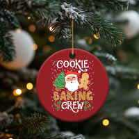 Xmas Baking Crew Christmas Ornament Cute Cookie Santa Gingerbread - Wonder Print Shop