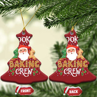 Xmas Baking Crew Christmas Ornament Cute Cookie Santa Gingerbread - Wonder Print Shop