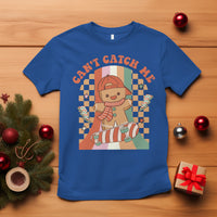 Christmas T Shirt Skateboarding Gingerbread Boy Can't Catch Me - Wonder Print Shop