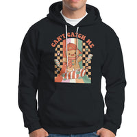 Christmas Hoodie Skateboarding Gingerbread Boy Can't Catch Me - Wonder Print Shop