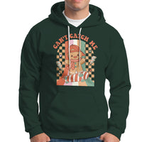 Christmas Hoodie Skateboarding Gingerbread Boy Can't Catch Me - Wonder Print Shop
