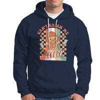 Christmas Hoodie Skateboarding Gingerbread Boy Can't Catch Me - Wonder Print Shop