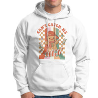 Christmas Hoodie Skateboarding Gingerbread Boy Can't Catch Me - Wonder Print Shop