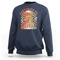Christmas Sweatshirt Skateboarding Gingerbread Boy Can't Catch Me - Wonder Print Shop