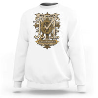 Ave Maria Sweatshirt Gratia Plena Blessed Mother Mary Hail - Wonder Print Shop