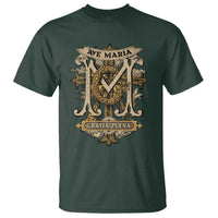Ave Maria T Shirt Gratia Plena Blessed Mother Mary Hail - Wonder Print Shop