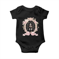 Ave Maria Baby Onesie Miraculous Medal Blessed Mother Mary Hail