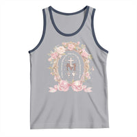 Ave Maria Tank Top Miraculous Medal Blessed Mother Mary Hail