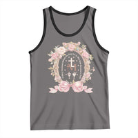 Ave Maria Tank Top Miraculous Medal Blessed Mother Mary Hail